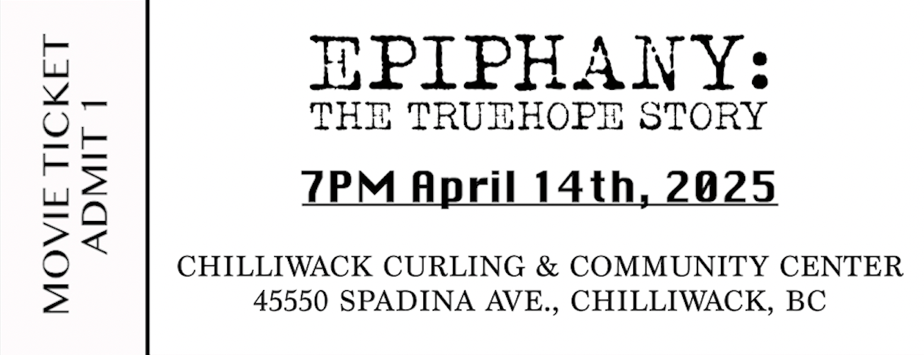 Epiphany: The TrueHope Story Movie Ticket