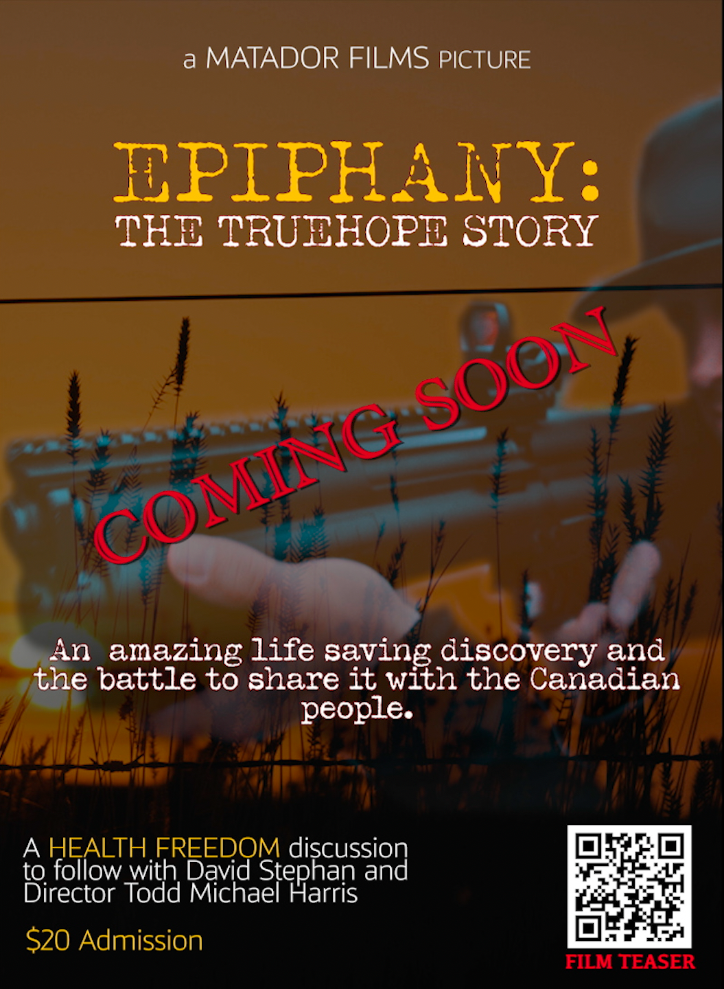Epiphany: The TrueHope Story Movie Ticket