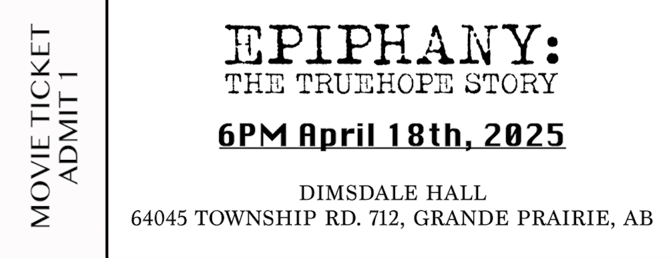 Epiphany: The TrueHope Story Movie Ticket
