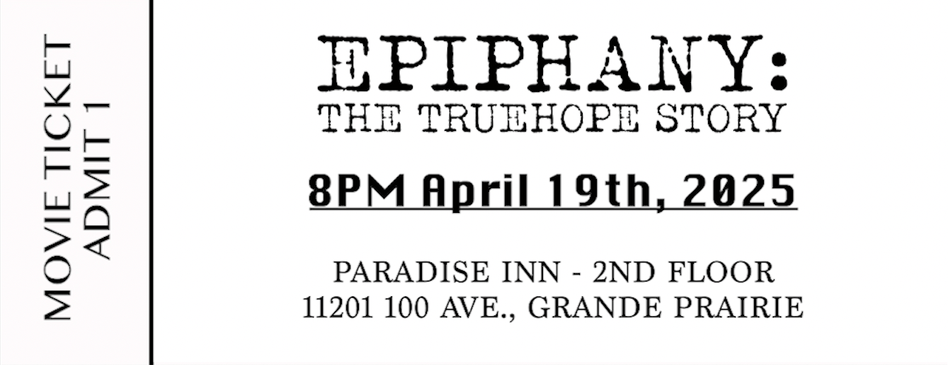 Epiphany: The TrueHope Story Movie Ticket