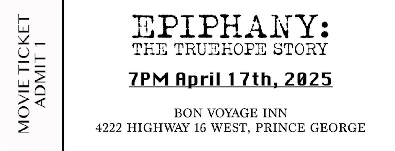 Epiphany: The TrueHope Story Movie Ticket