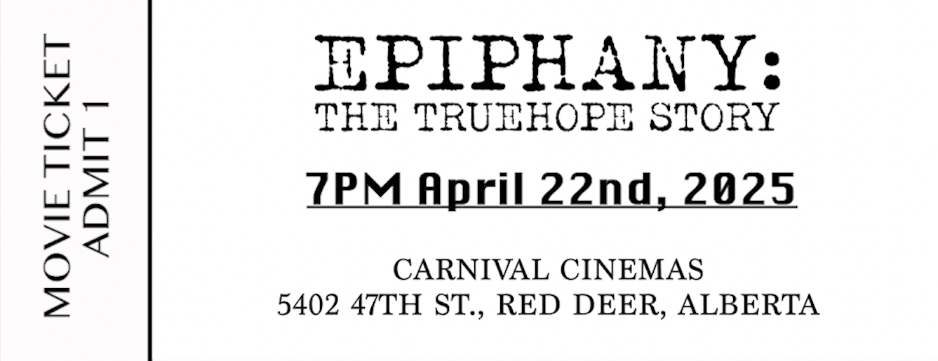 Epiphany: The TrueHope Story Movie Ticket
