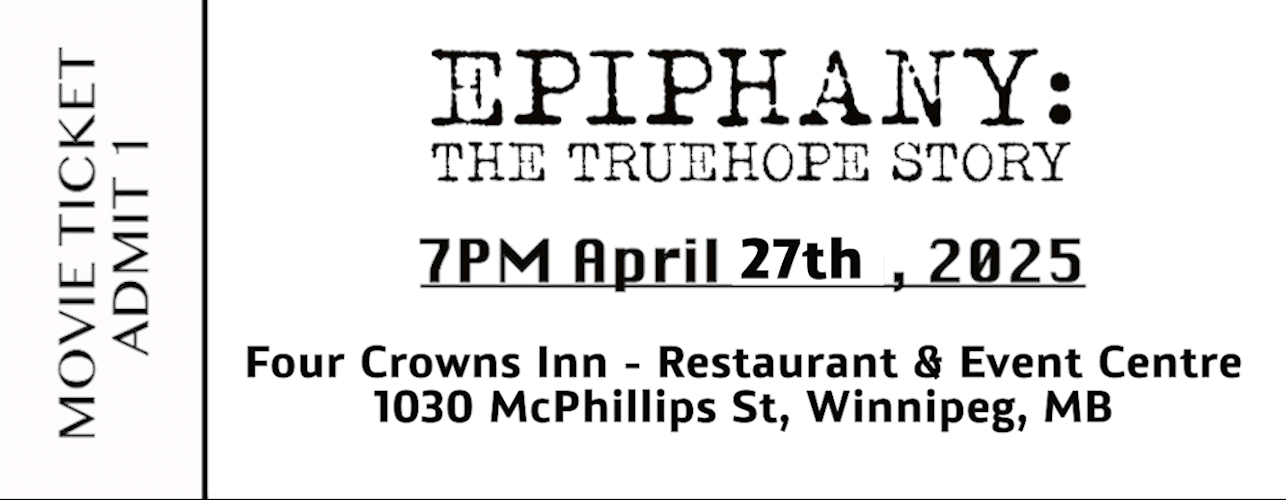 Epiphany: The TrueHope Story Movie Ticket