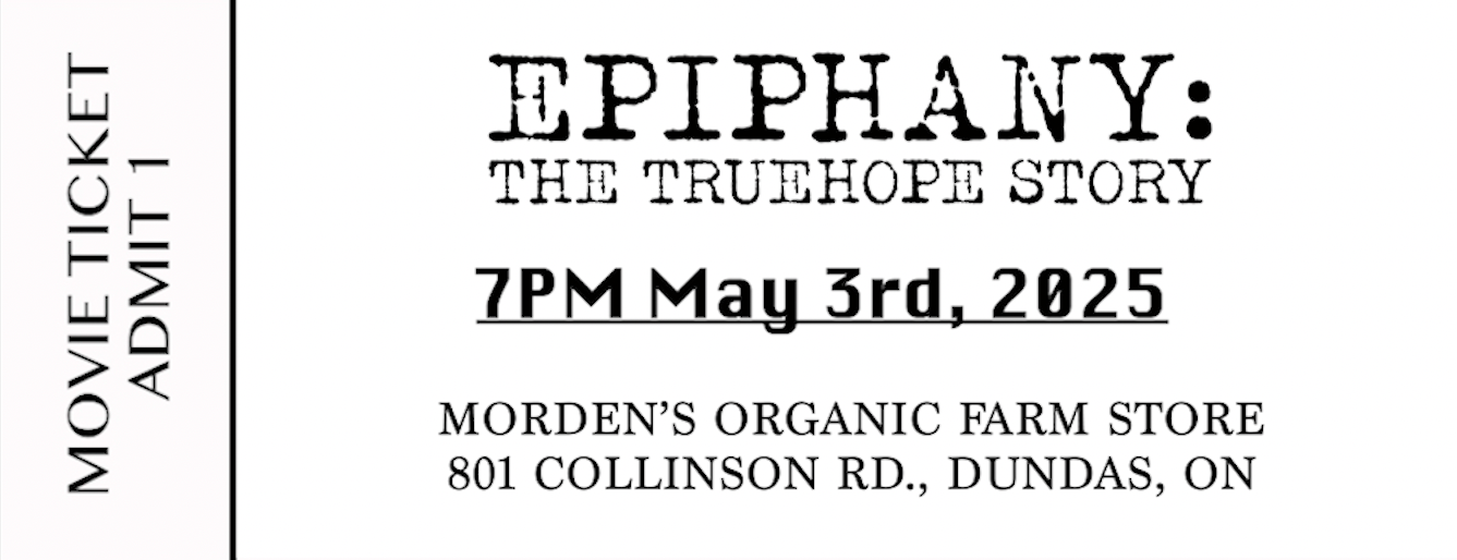 Epiphany: The TrueHope Story Movie Ticket