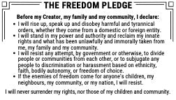 Freedom Pledge Wallet-sized