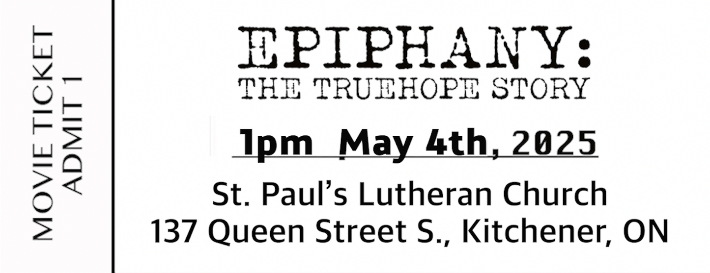 Epiphany: The TrueHope Story Movie Ticket