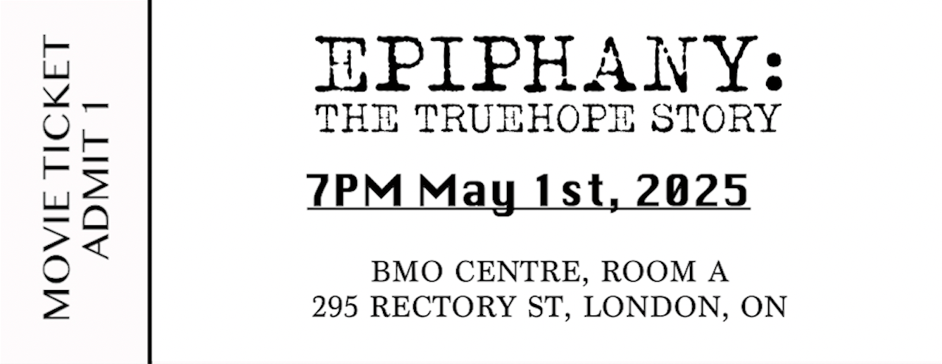 Epiphany: The TrueHope Story Movie Ticket