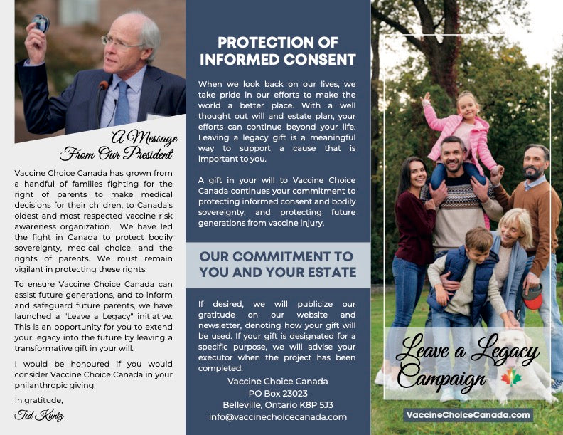 Leave a Legacy Campaign Flyer
