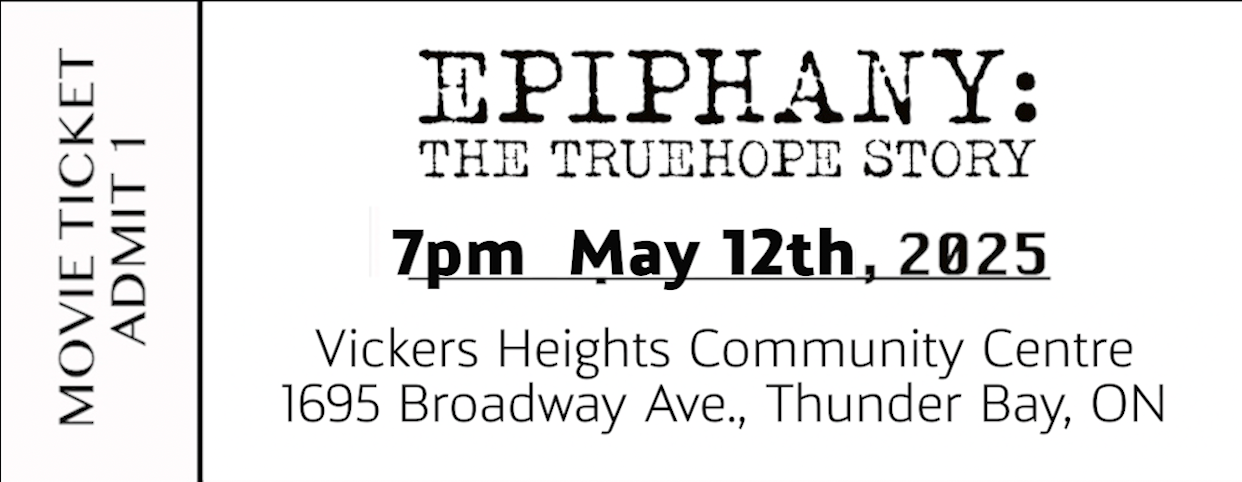 Epiphany: The TrueHope Story Movie Ticket