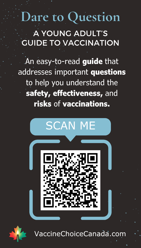 Dare to Question - A Young Adult's Guide to Vaccination Promotion Cards