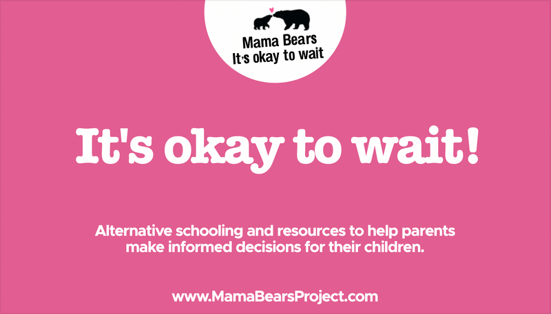 Mama Bears - It's Okay to Wait