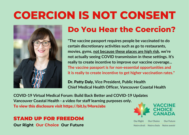 Coercion is not Consent